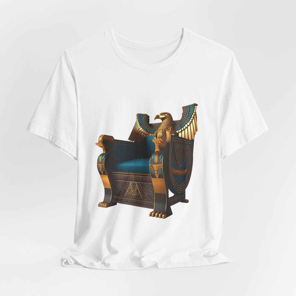 Egyptian Throne T-Shirt — Ancient Egypt Golden Throne Tee Printify
