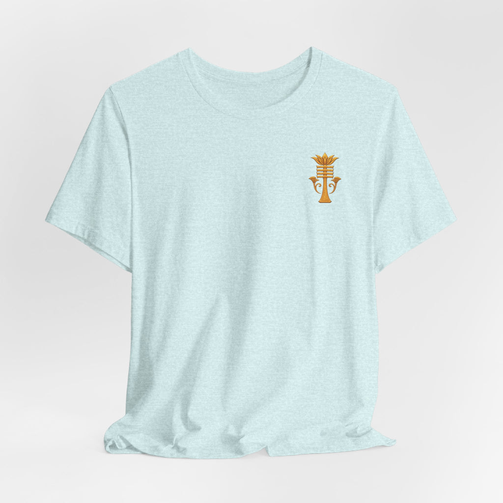 Egyptian Ankh Heart Chest Tee Printify