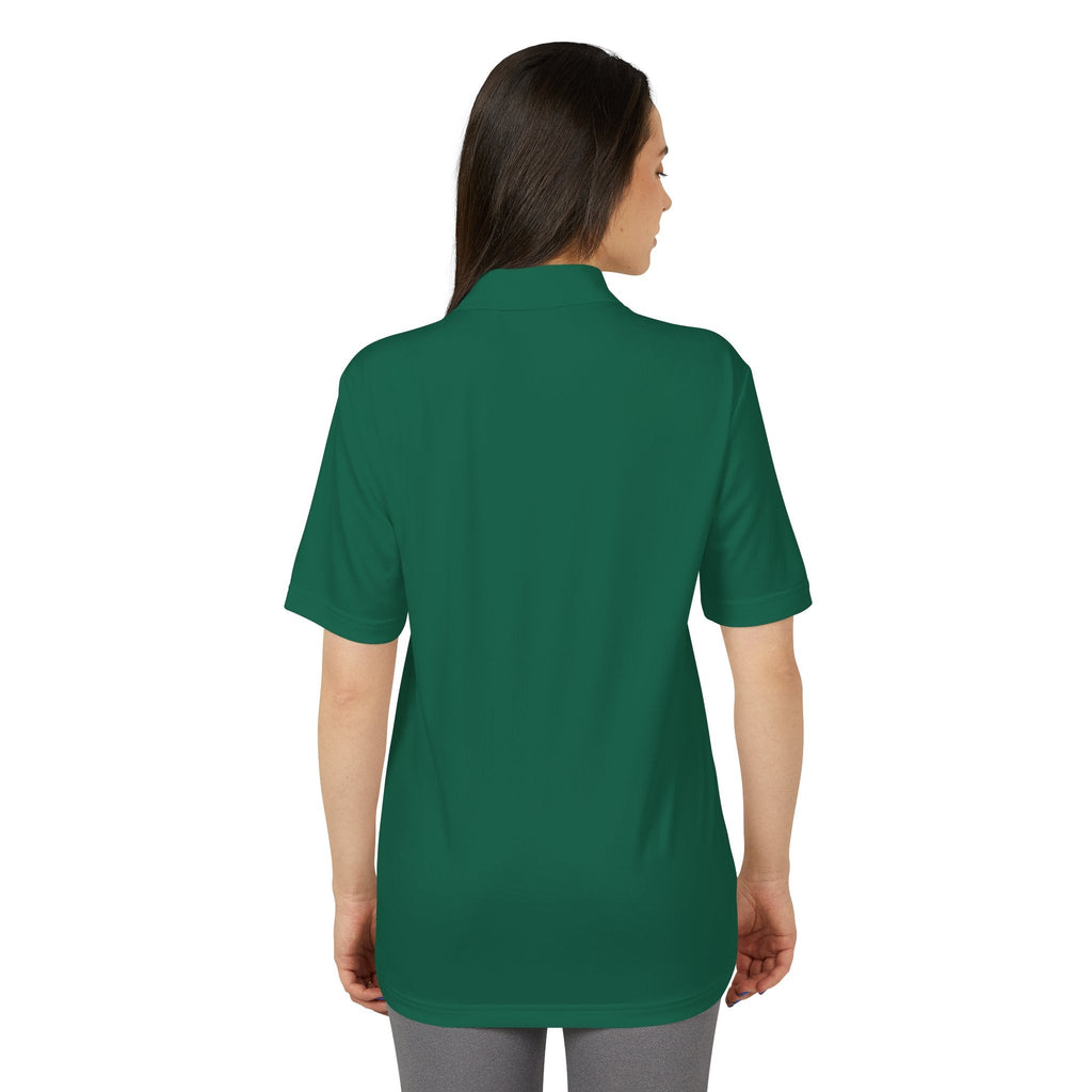 Eye of Horus Polo Shirt — Egyptian Symbol Embroidered Performance Golf Polo Printify