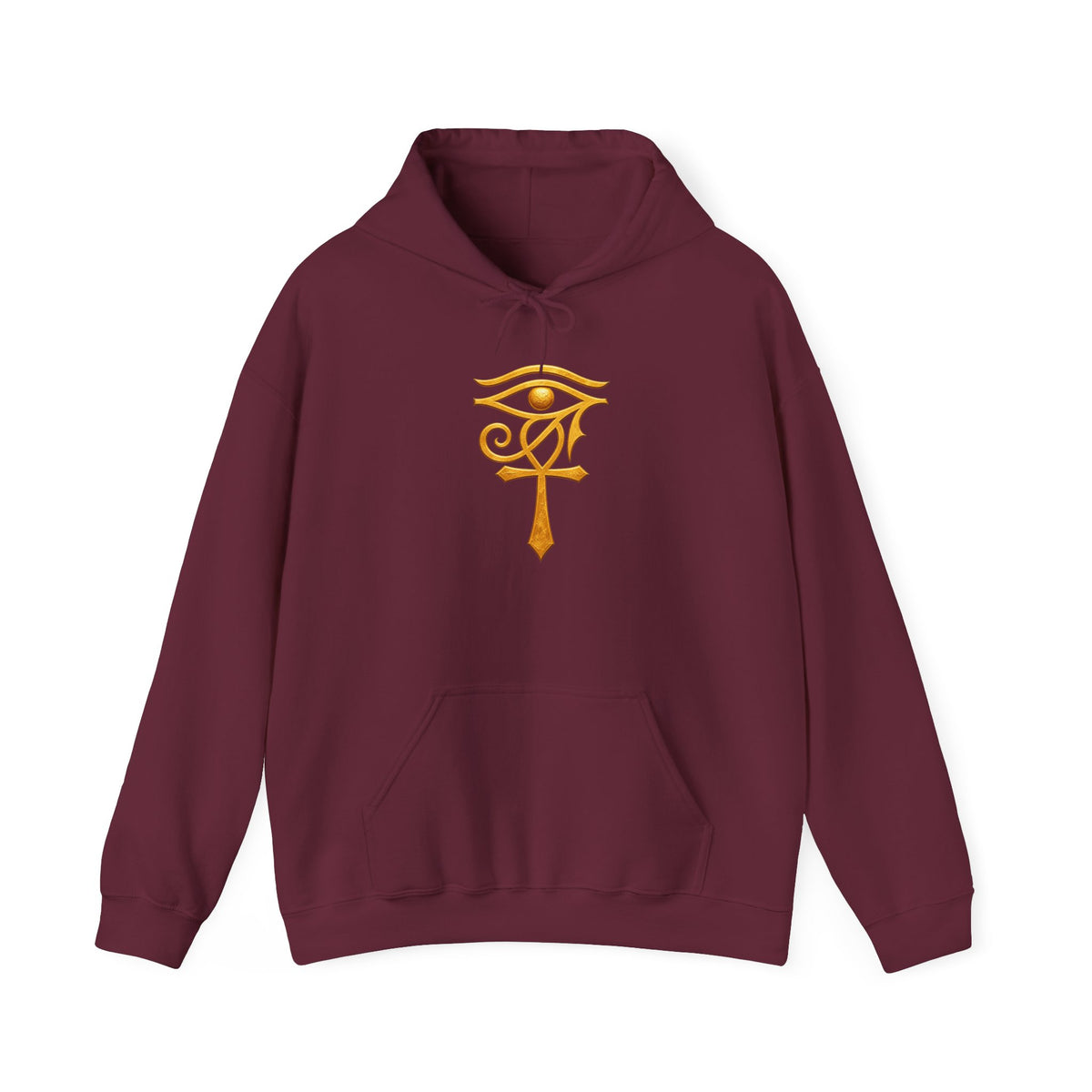 Hoodie — Golden Eye of Ra Symbol Graphic Hoodie Printify