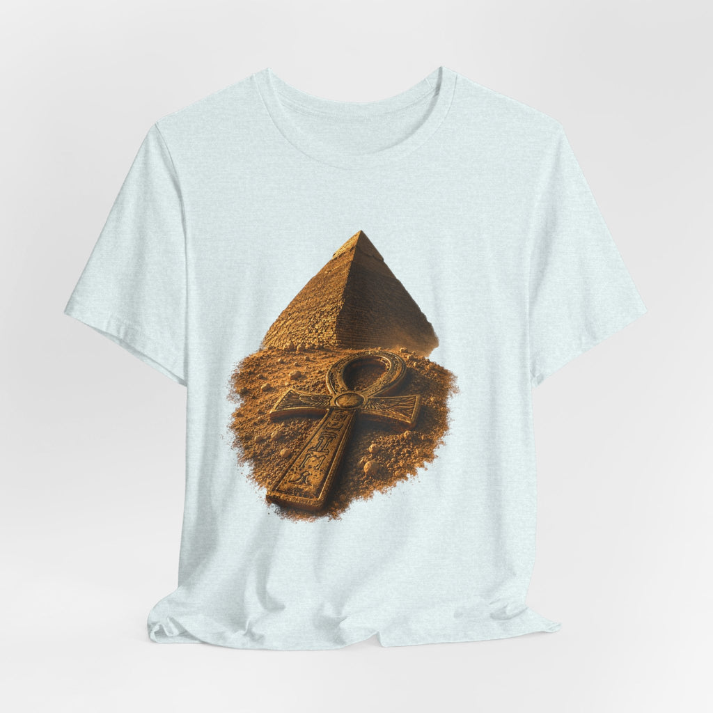 Egyptian Pyramid & Ankh T-Shirt — Ancient Egypt Graphic Tee Printify