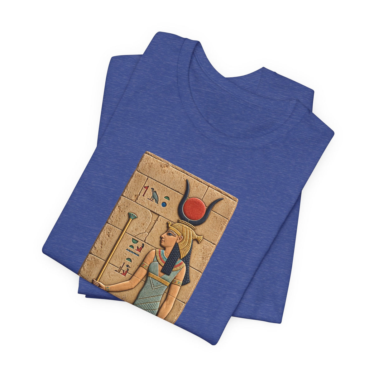 Goddess Isis T-Shirt — Ancient Egyptian Hieroglyph Art Tee Printify