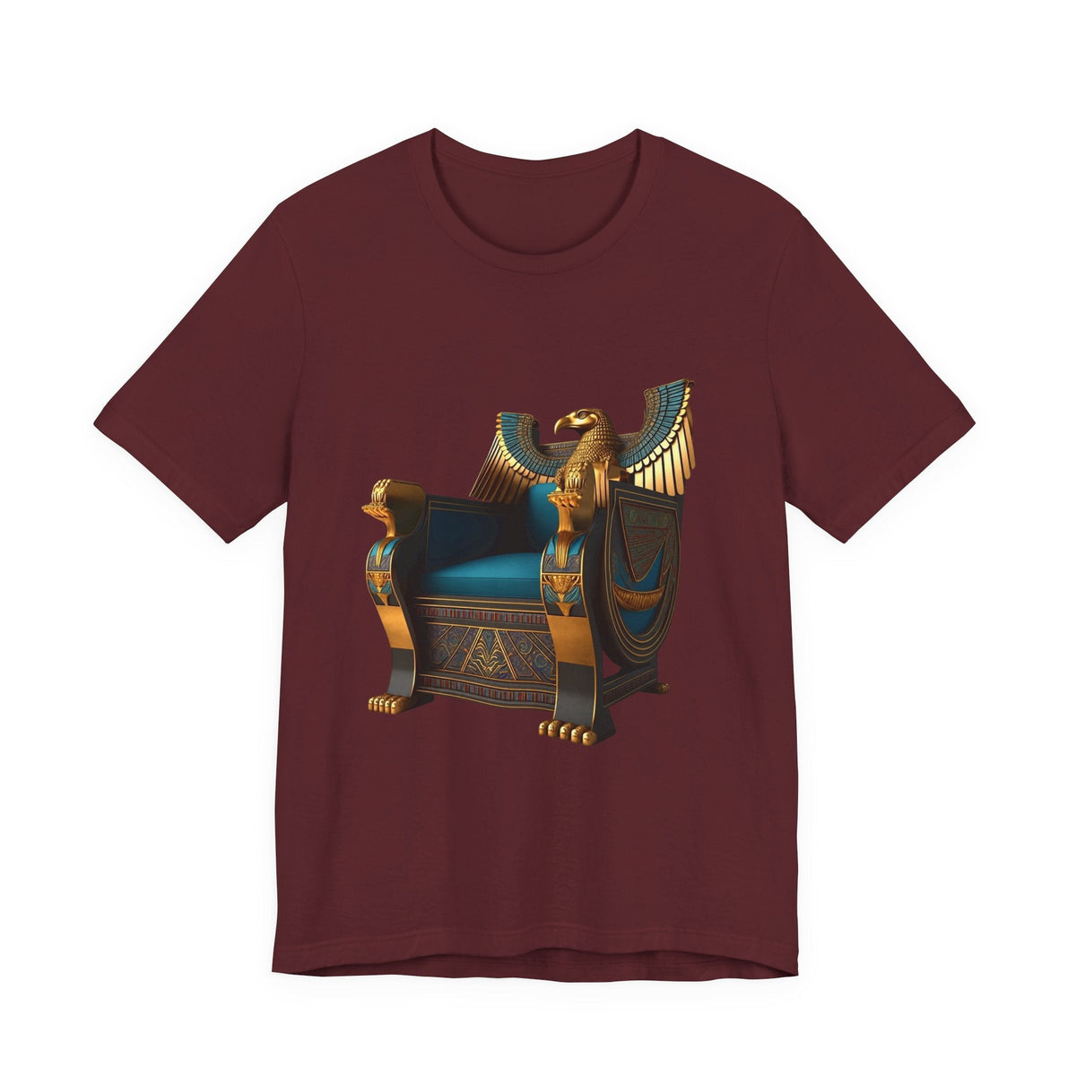 Egyptian Throne T-Shirt — Ancient Egypt Golden Throne Tee Printify