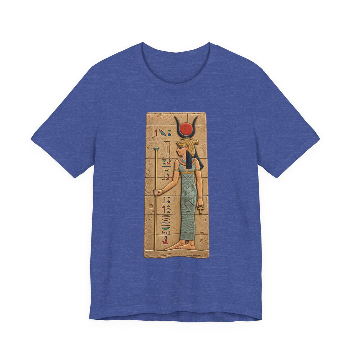 Goddess Isis T-Shirt — Ancient Egyptian Hieroglyph Art Tee Printify