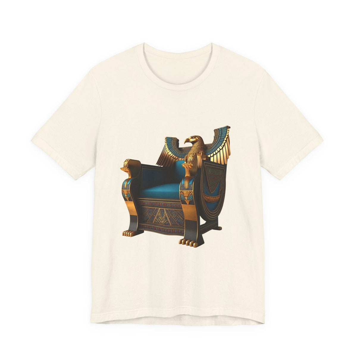 Egyptian Throne T-Shirt — Ancient Egypt Golden Throne Tee Printify