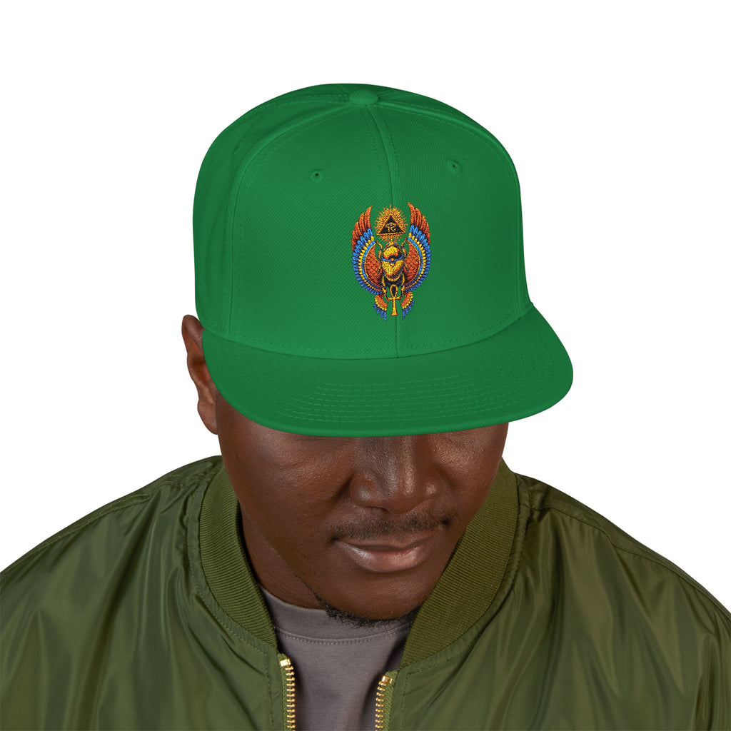 Egyptian Heritage High-Profile Embroidered Snapback