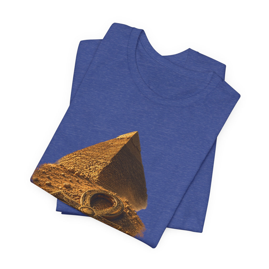 Egyptian Pyramid & Ankh T-Shirt — Ancient Egypt Graphic Tee Printify