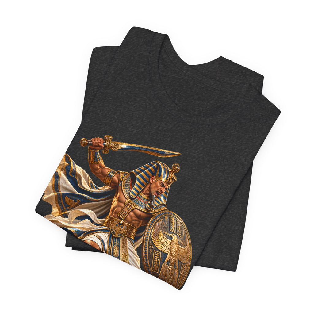 Egyptian Pharaoh Warrior T-Shirt — Ancient Battle Graphic Tee Printify