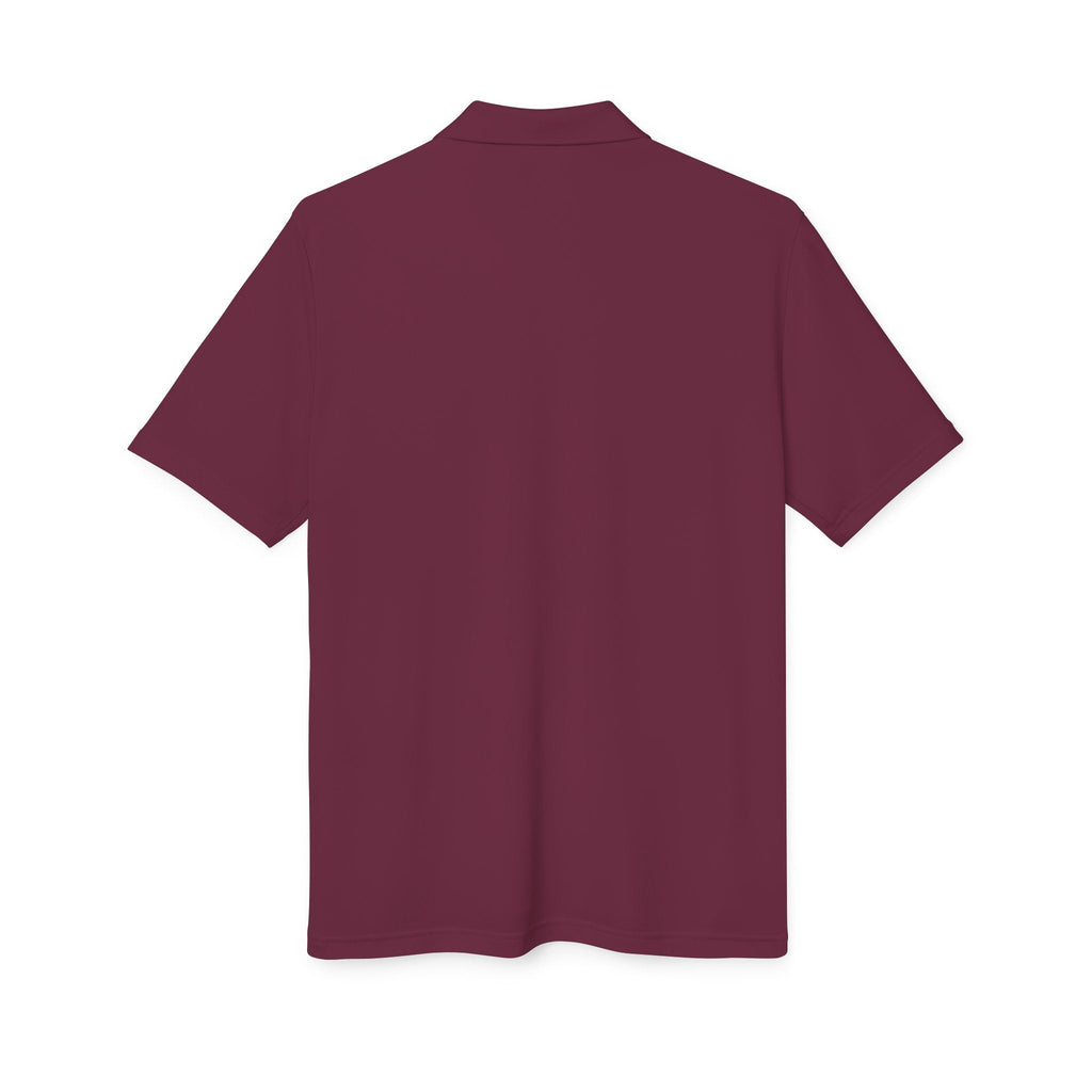 Eye of Horus Polo Shirt — Egyptian Symbol Embroidered Performance Golf Polo Printify