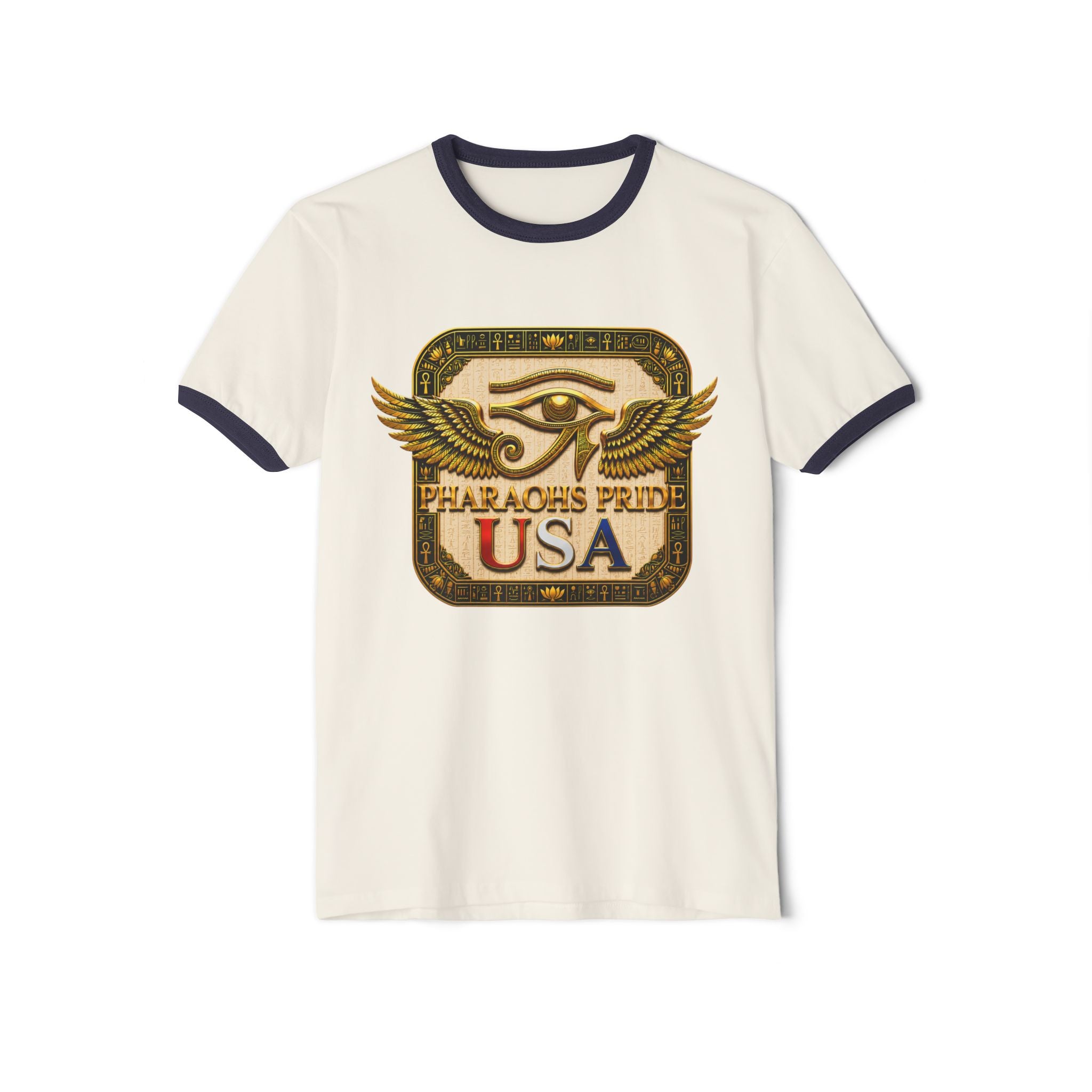 Pharaohs Pride USA Classic Cotton Ringer T-Shirt product image 2