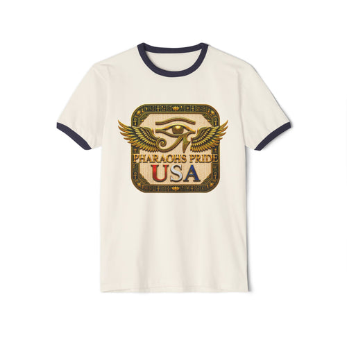 Pharaohs Pride USA Classic Cotton Ringer T-Shirt product image 2