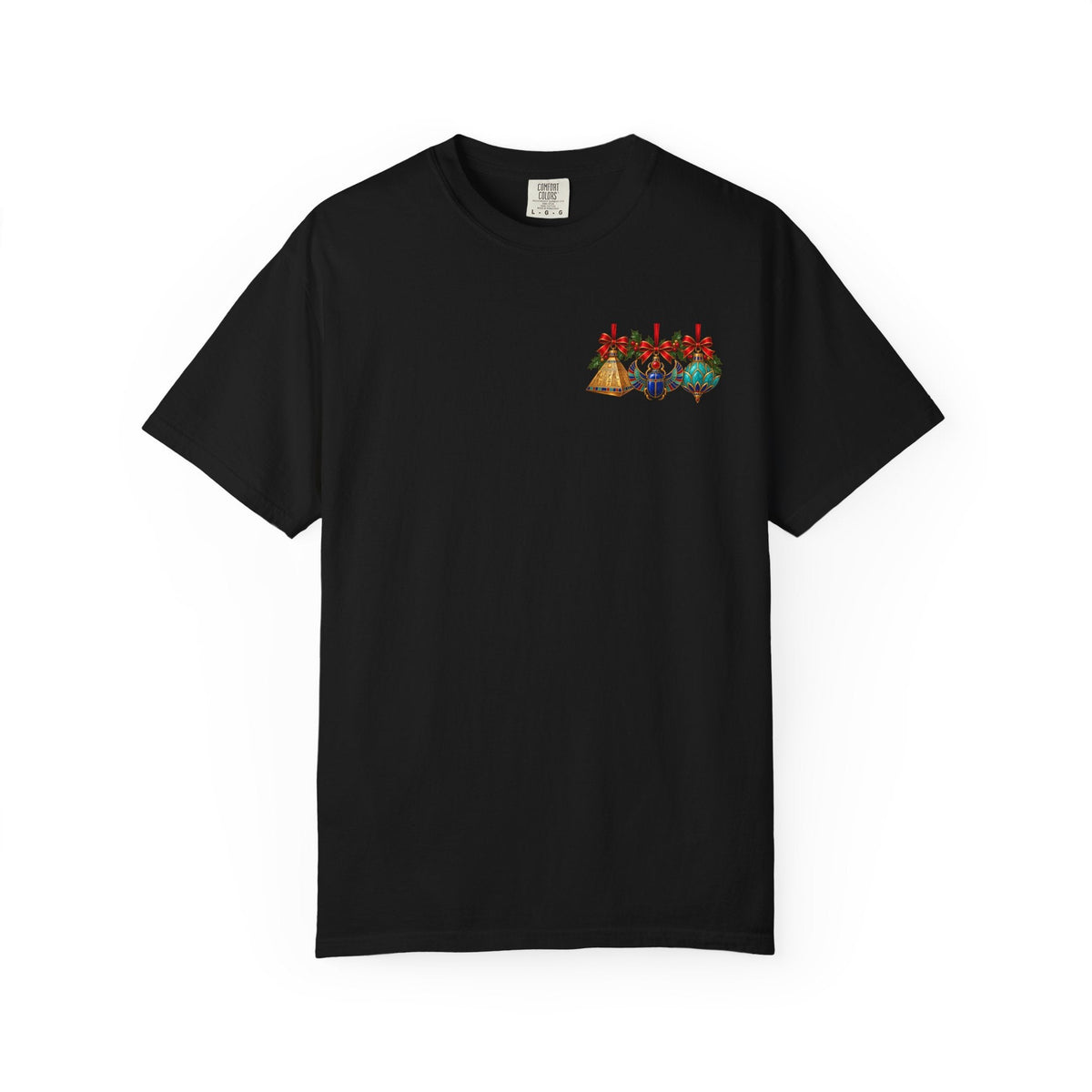 Egyptian Christmas Ornament Trio T-Shirt Printify