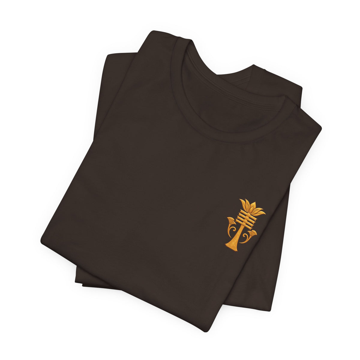 Egyptian Ankh Heart Chest Tee Printify