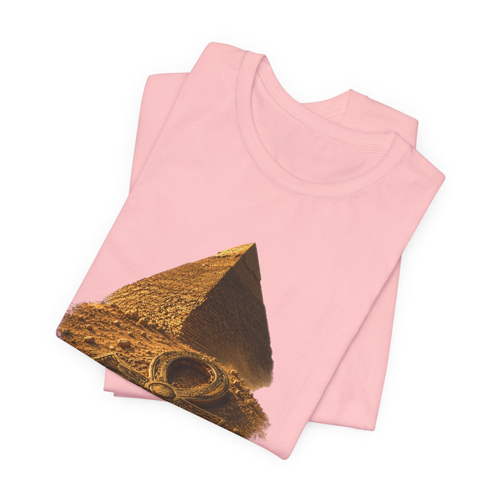 Egyptian Pyramid & Ankh T-Shirt — Ancient Egypt Graphic Tee Printify