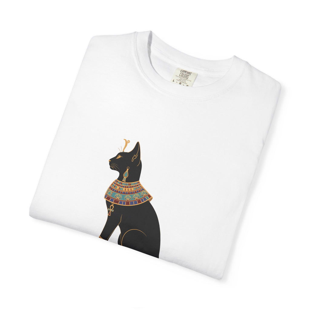 Bastet Egyptian Cat Garment-Dyed T-Shirt