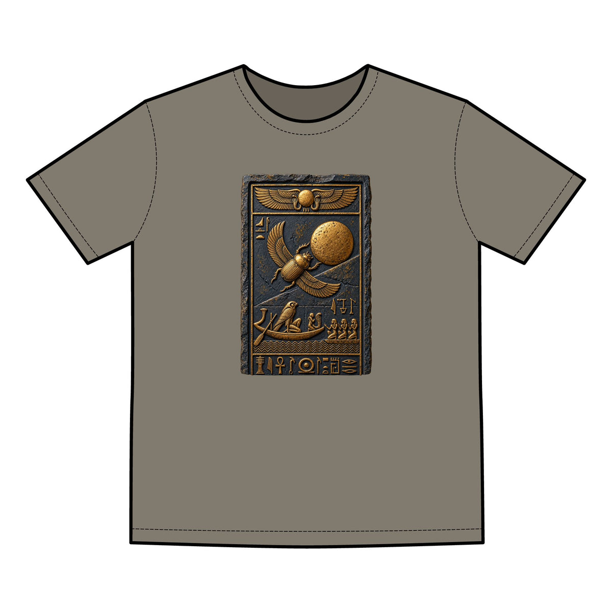 Pharaohs Pride USA Men's Faded Cotton T-Shirt
