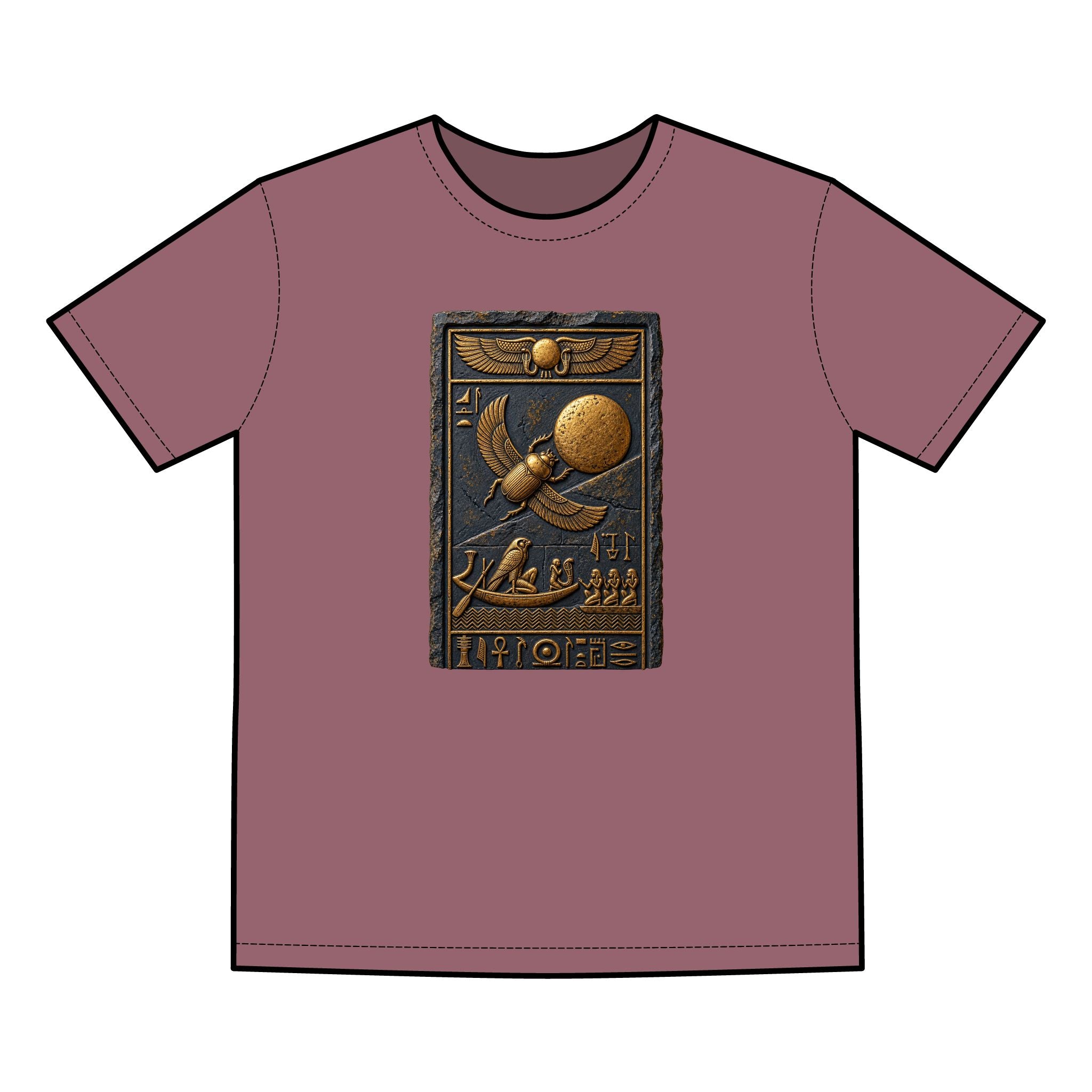 Pharaohs Pride USA Men's Faded Cotton T-Shirt