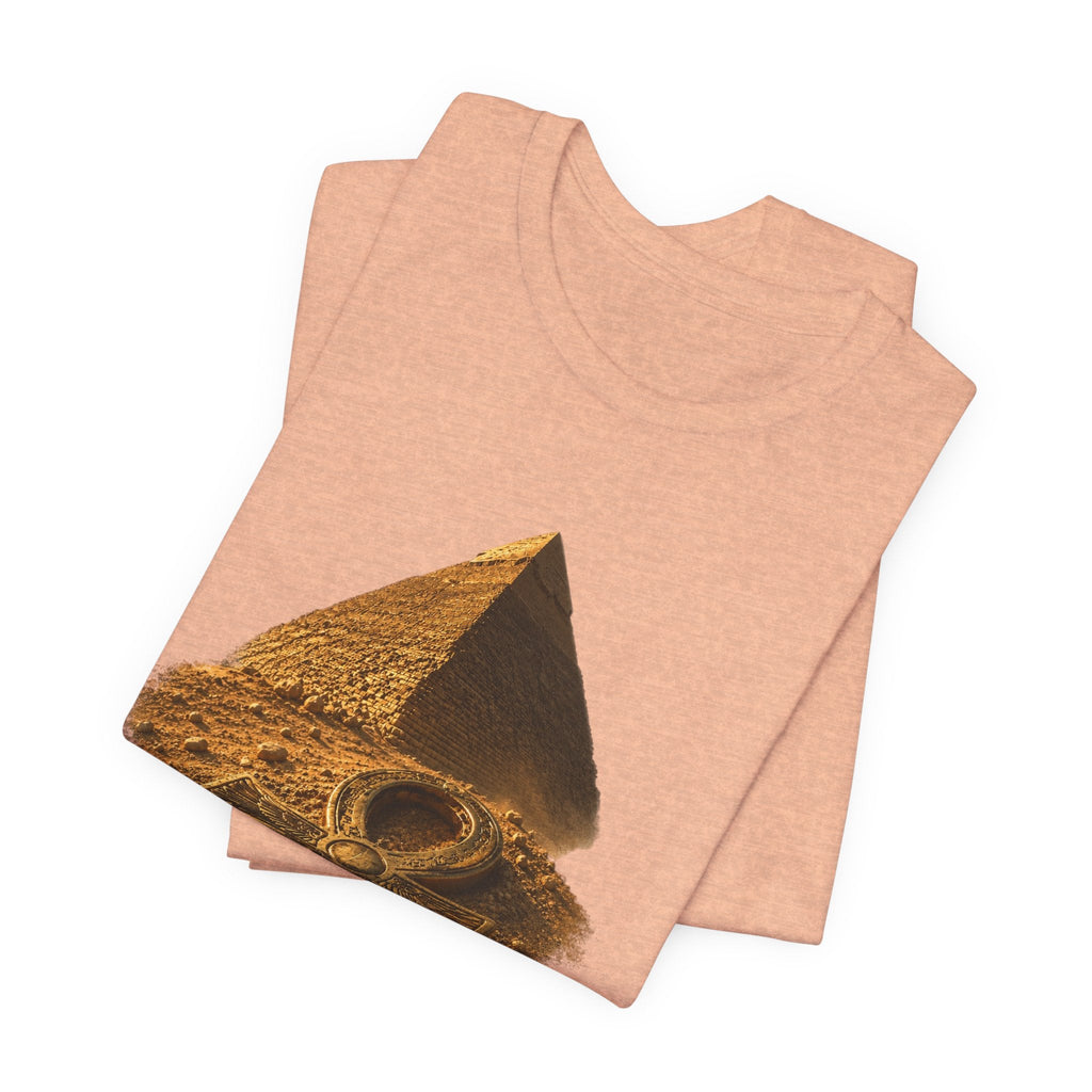 Egyptian Pyramid & Ankh T-Shirt — Ancient Egypt Graphic Tee Printify