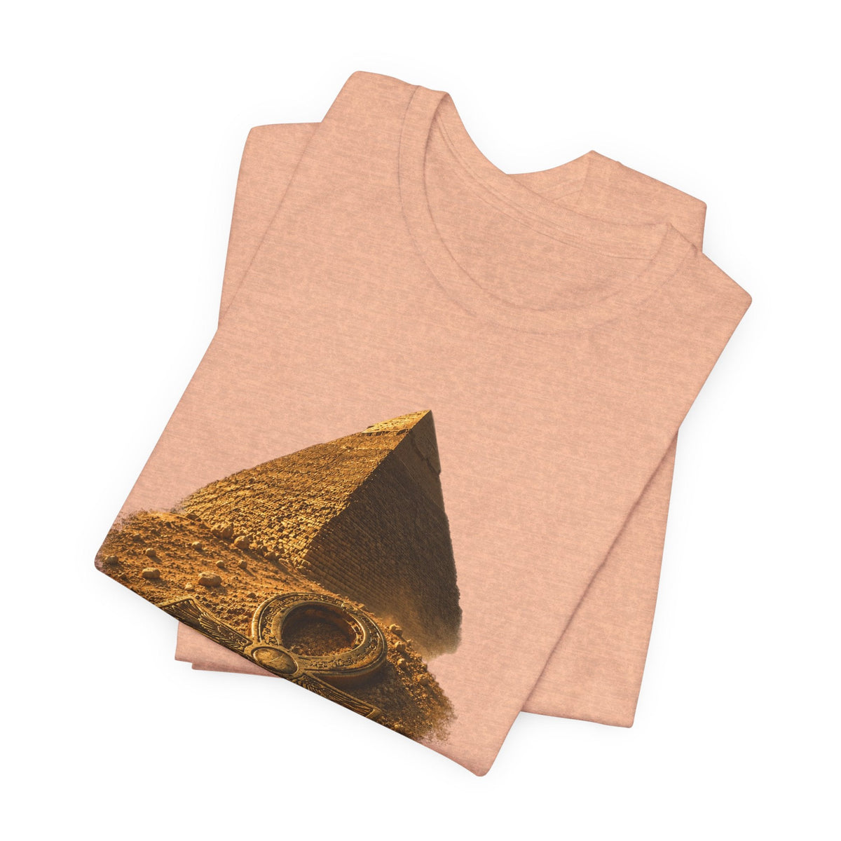 Egyptian Pyramid & Ankh T-Shirt — Ancient Egypt Graphic Tee Printify