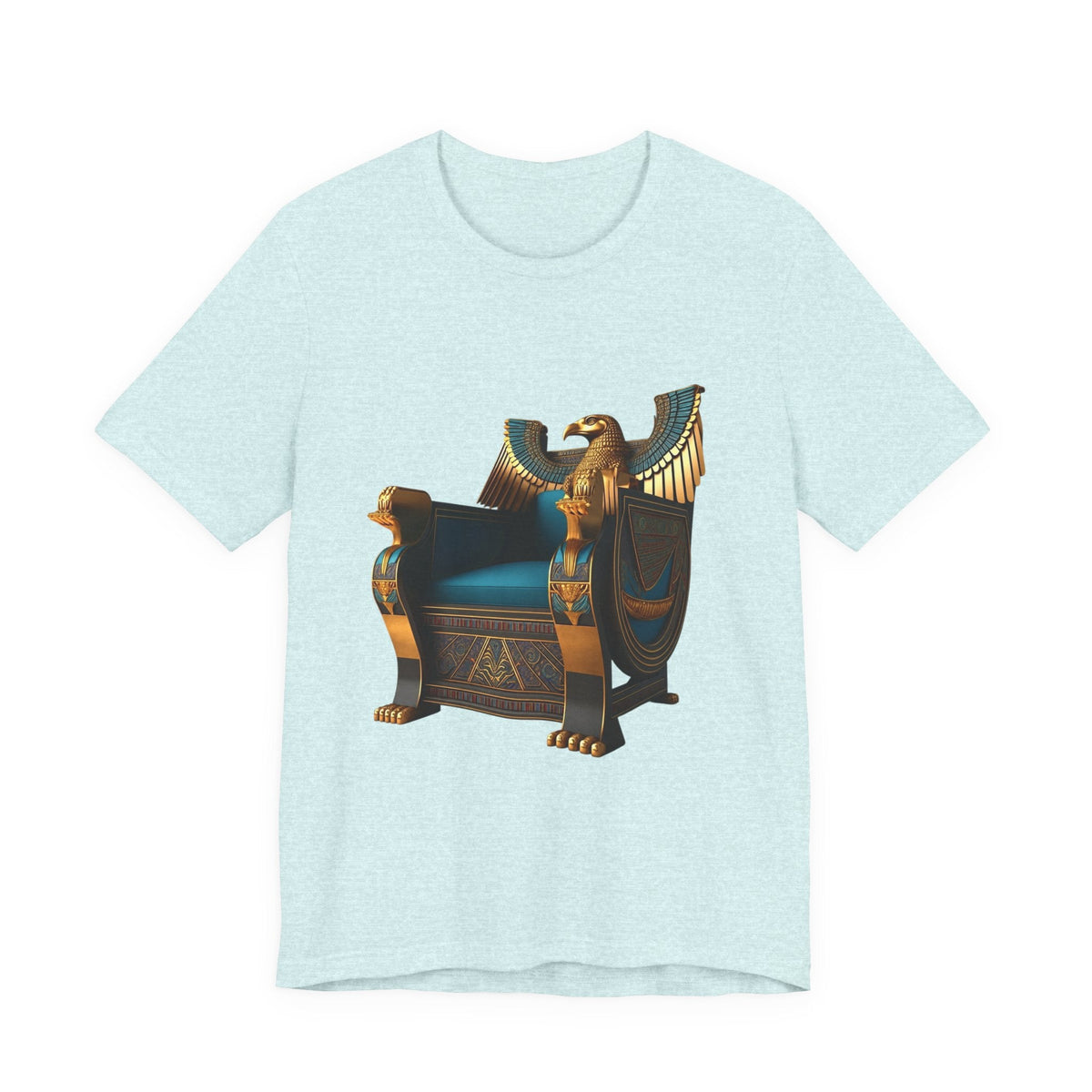 Egyptian Throne T-Shirt — Ancient Egypt Golden Throne Tee Printify