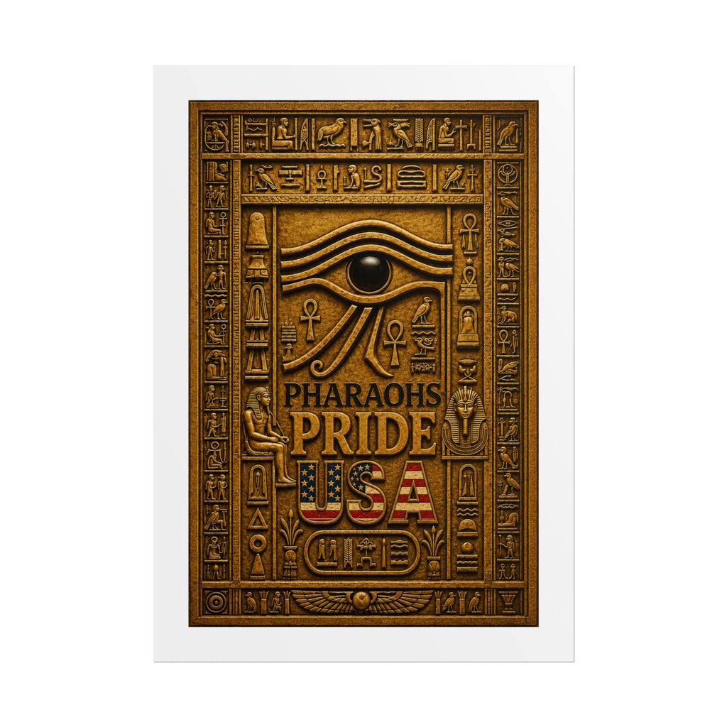 Eye of Horus Pride rolled poster by Pharaohs Pride USA — alternate product view