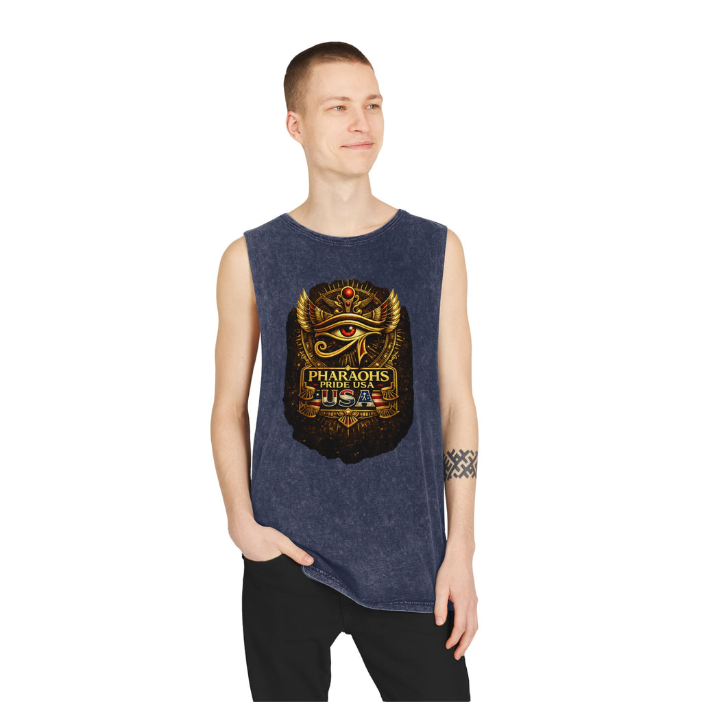 Pharaohs Pride USA Eye of Horus Tank Top – Egypt Heritage Fan Apparel