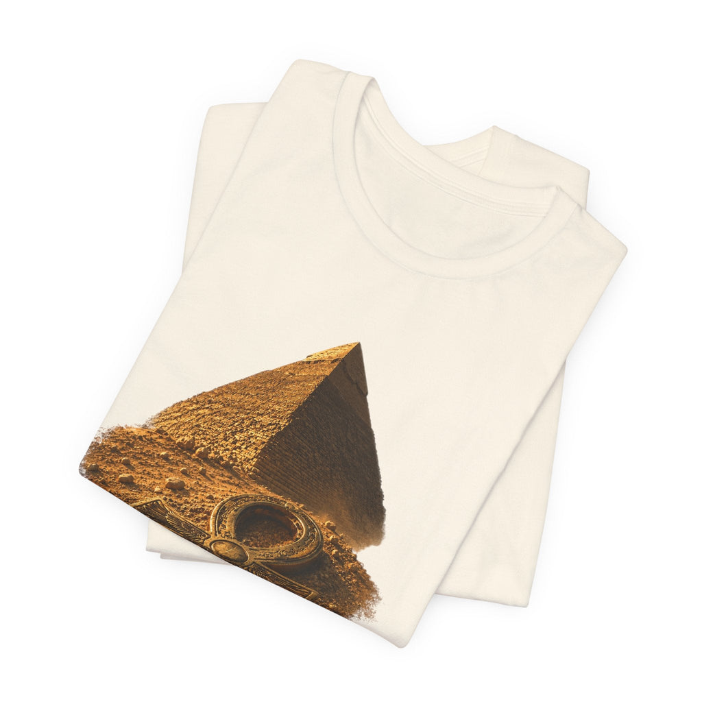 Egyptian Pyramid & Ankh T-Shirt — Ancient Egypt Graphic Tee Printify