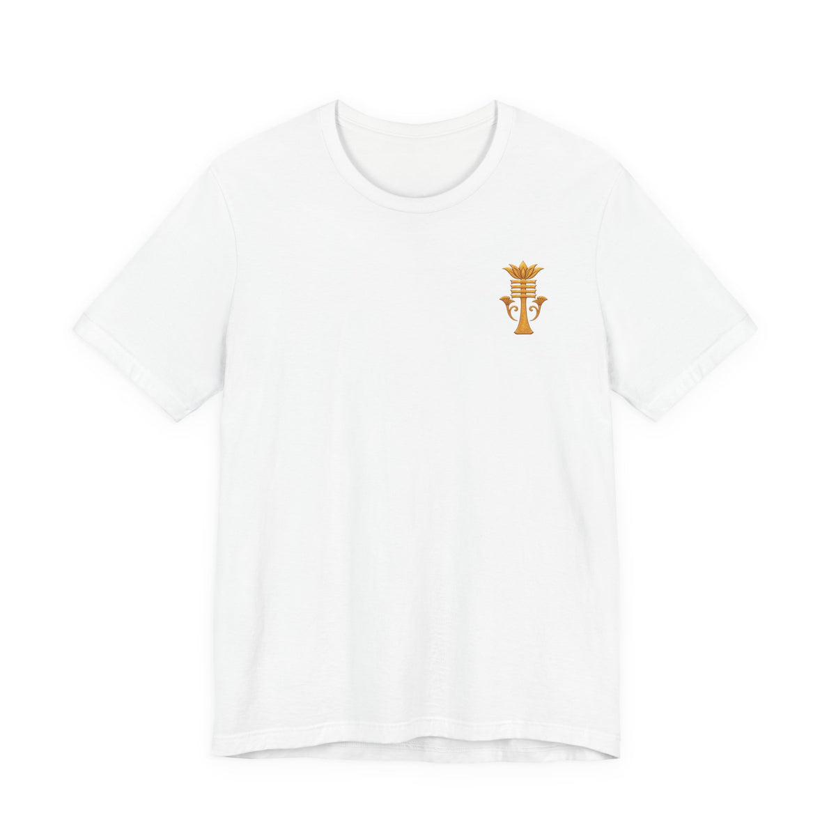 Egyptian Ankh Heart Chest Tee Printify