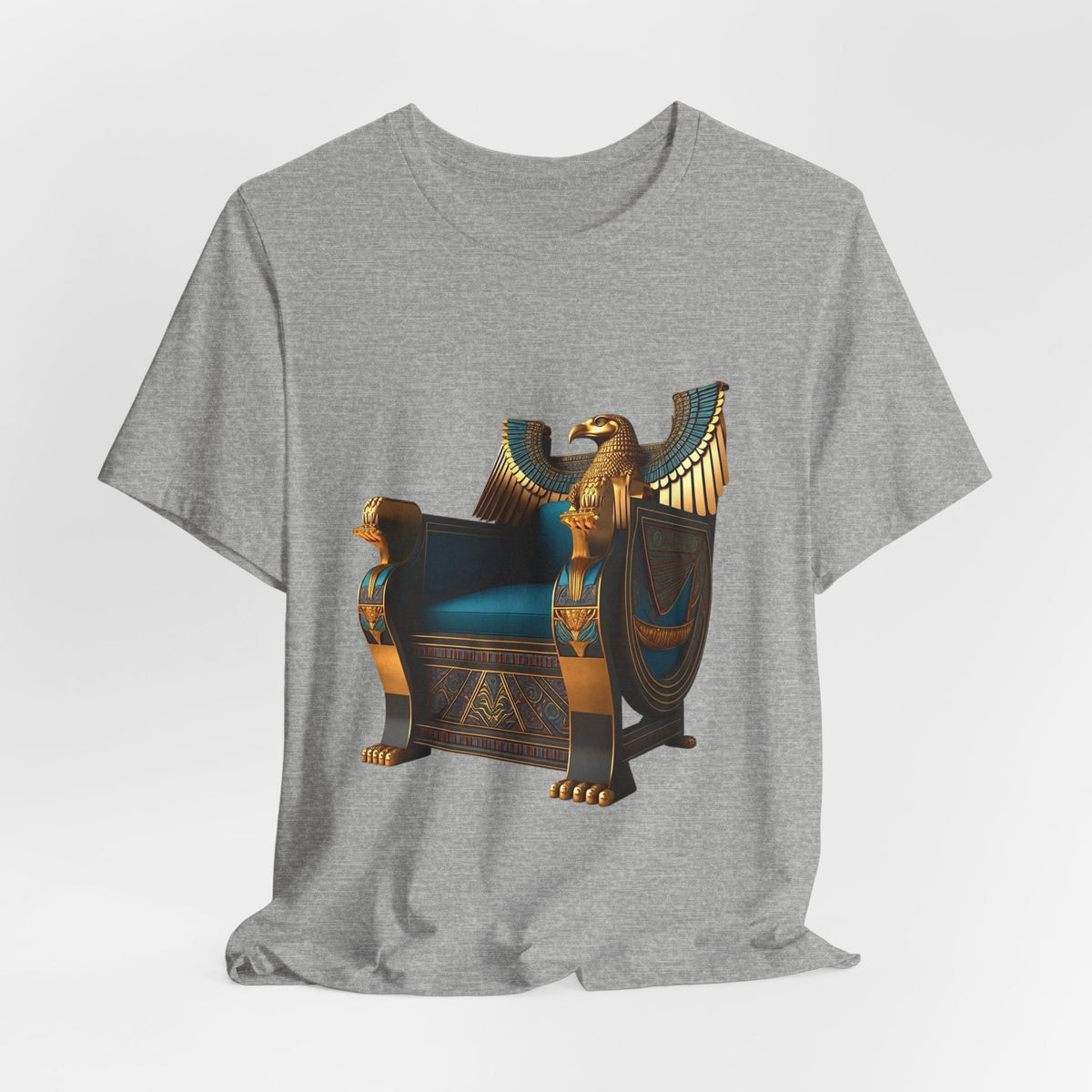 Egyptian Throne T-Shirt — Ancient Egypt Golden Throne Tee Printify