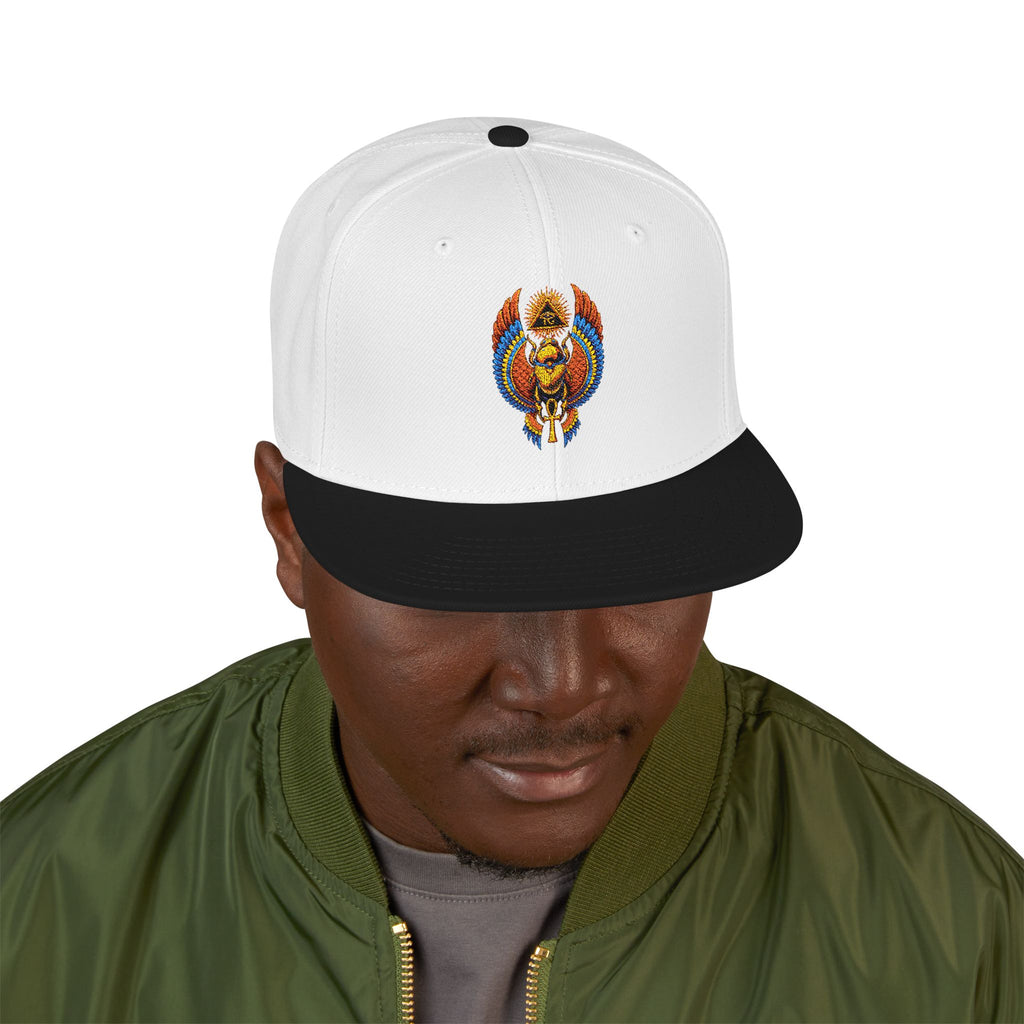 Egyptian Heritage High-Profile Embroidered Snapback