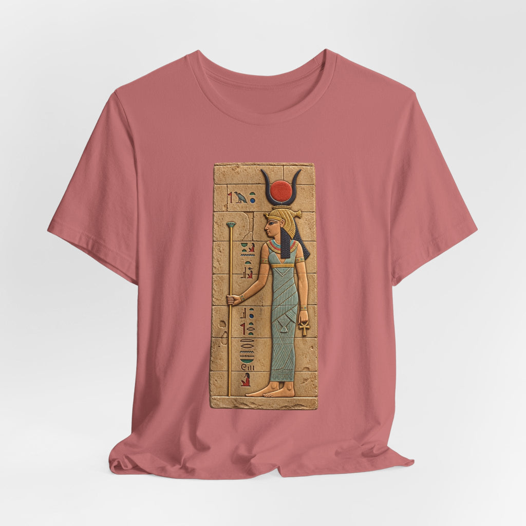Goddess Isis T-Shirt — Ancient Egyptian Hieroglyph Art Tee Printify