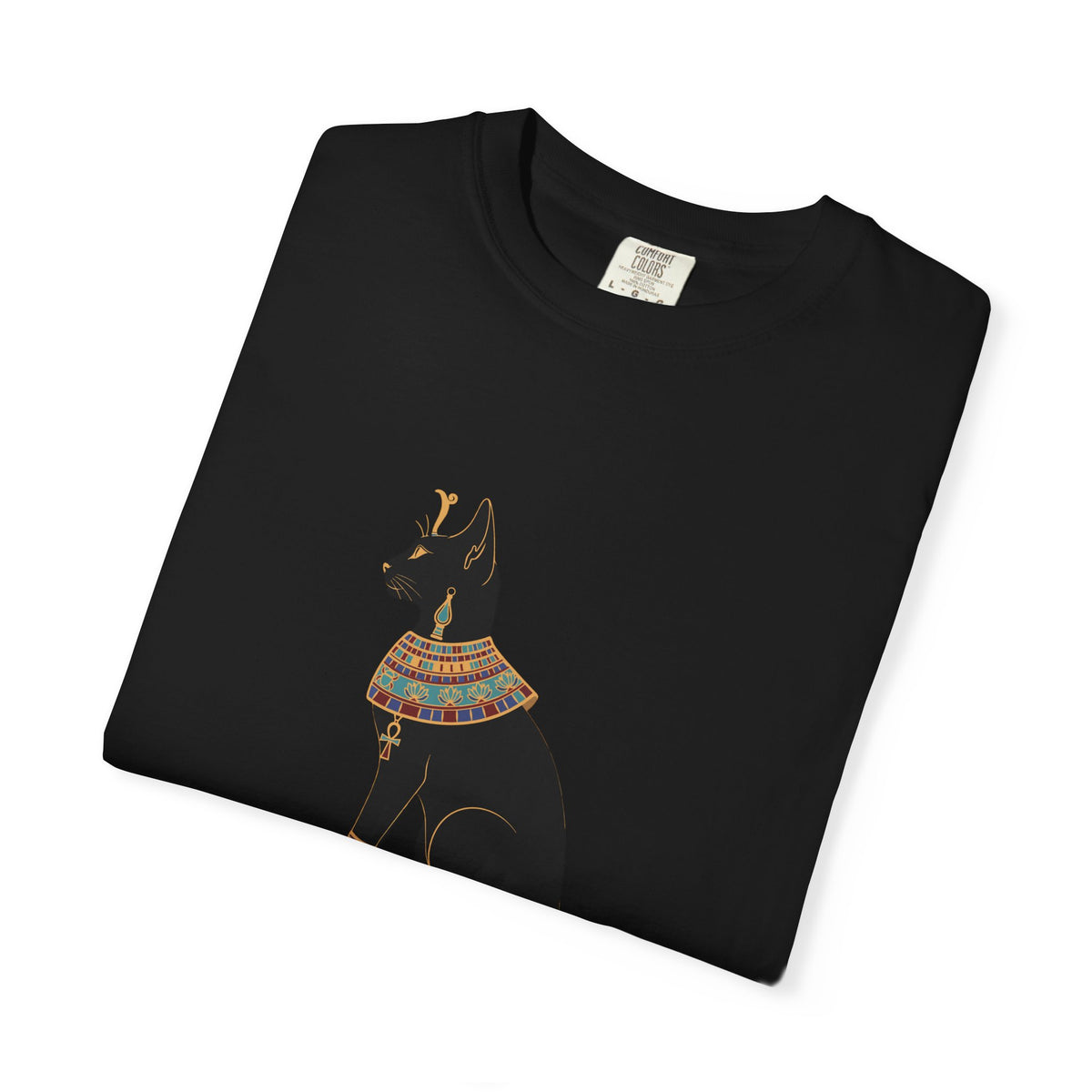 Bastet Egyptian Cat Garment-Dyed T-Shirt