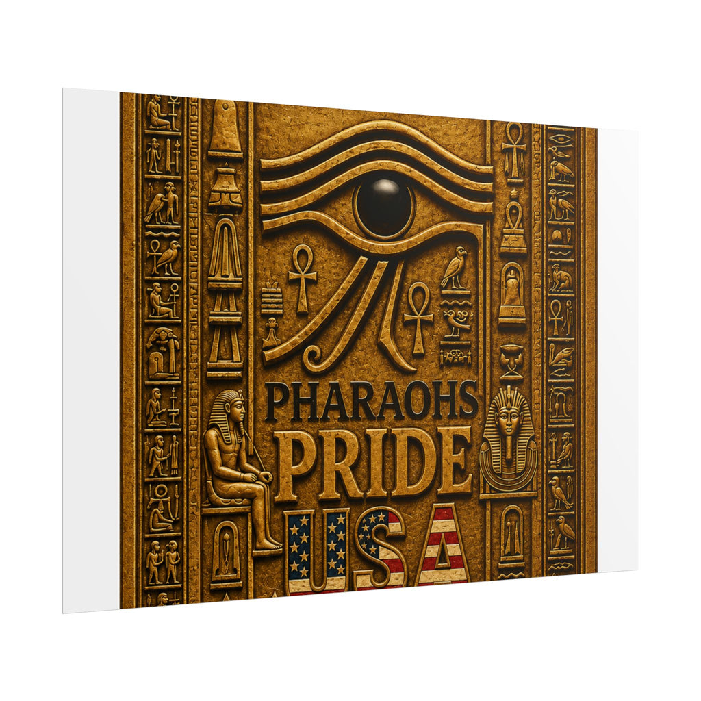 Eye of Horus Pride rolled poster by Pharaohs Pride USA — alternate product view