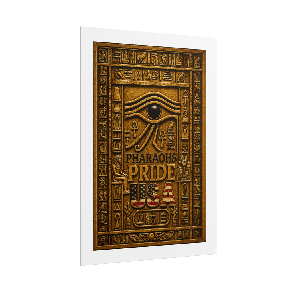 Eye of Horus Pride rolled poster by Pharaohs Pride USA — alternate product view