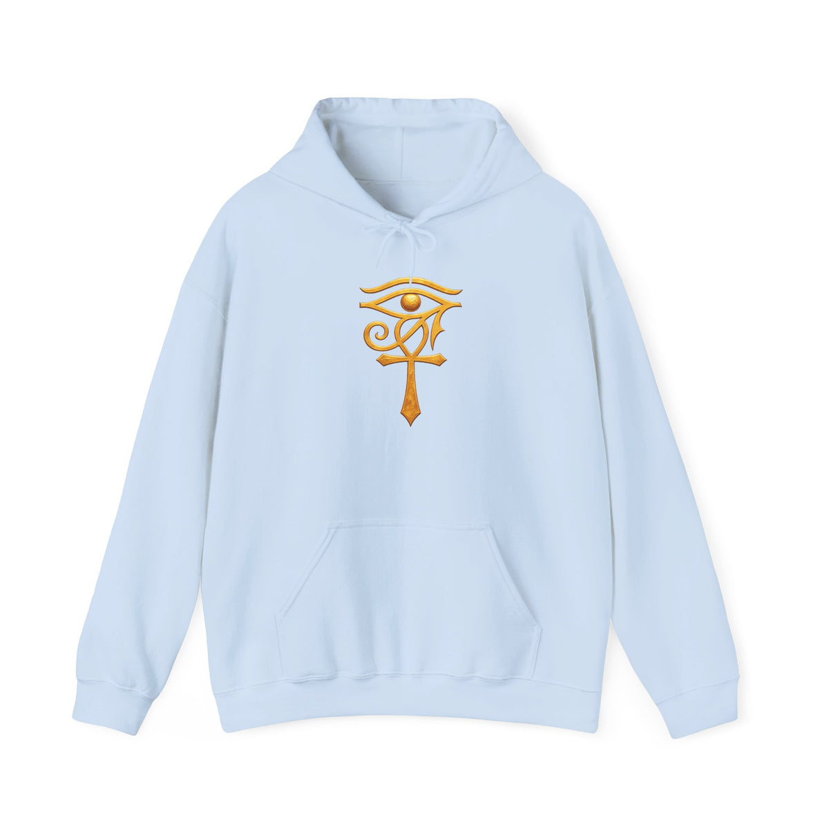 Hoodie — Golden Eye of Ra Symbol Graphic Hoodie Printify