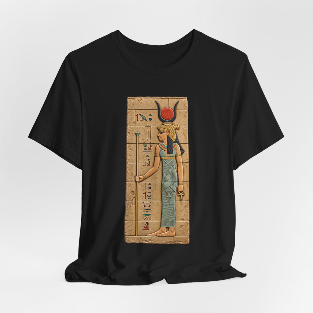 Goddess Isis T-Shirt — Ancient Egyptian Hieroglyph Art Tee Printify