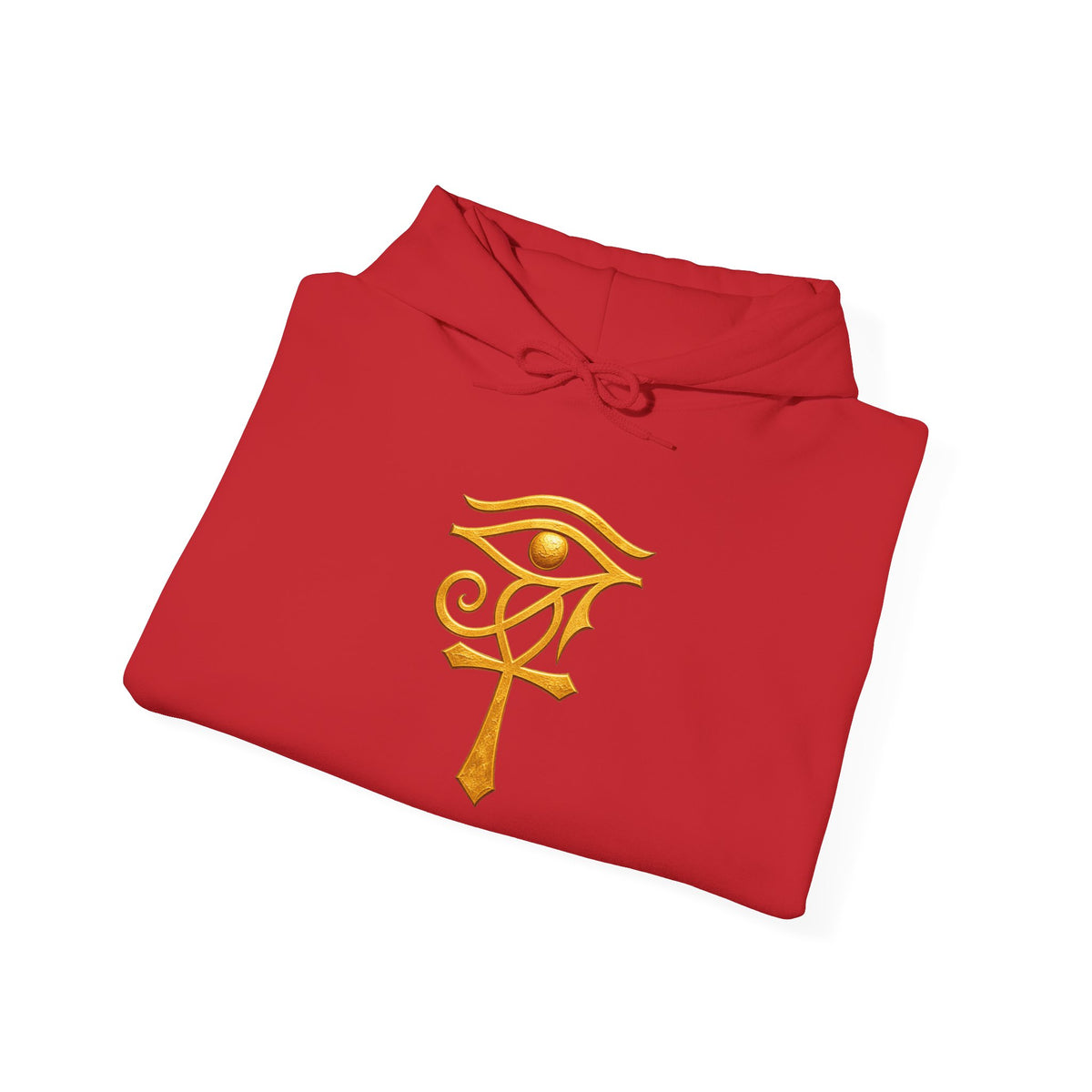 Hoodie — Golden Eye of Ra Symbol Graphic Hoodie Printify