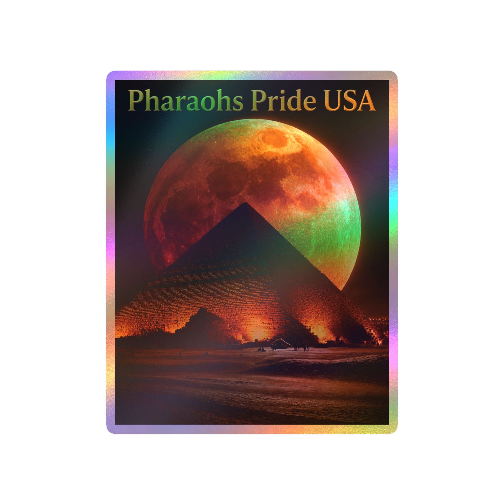 Pharaohs Pride USA Kiss-Cut Vinyl Decal