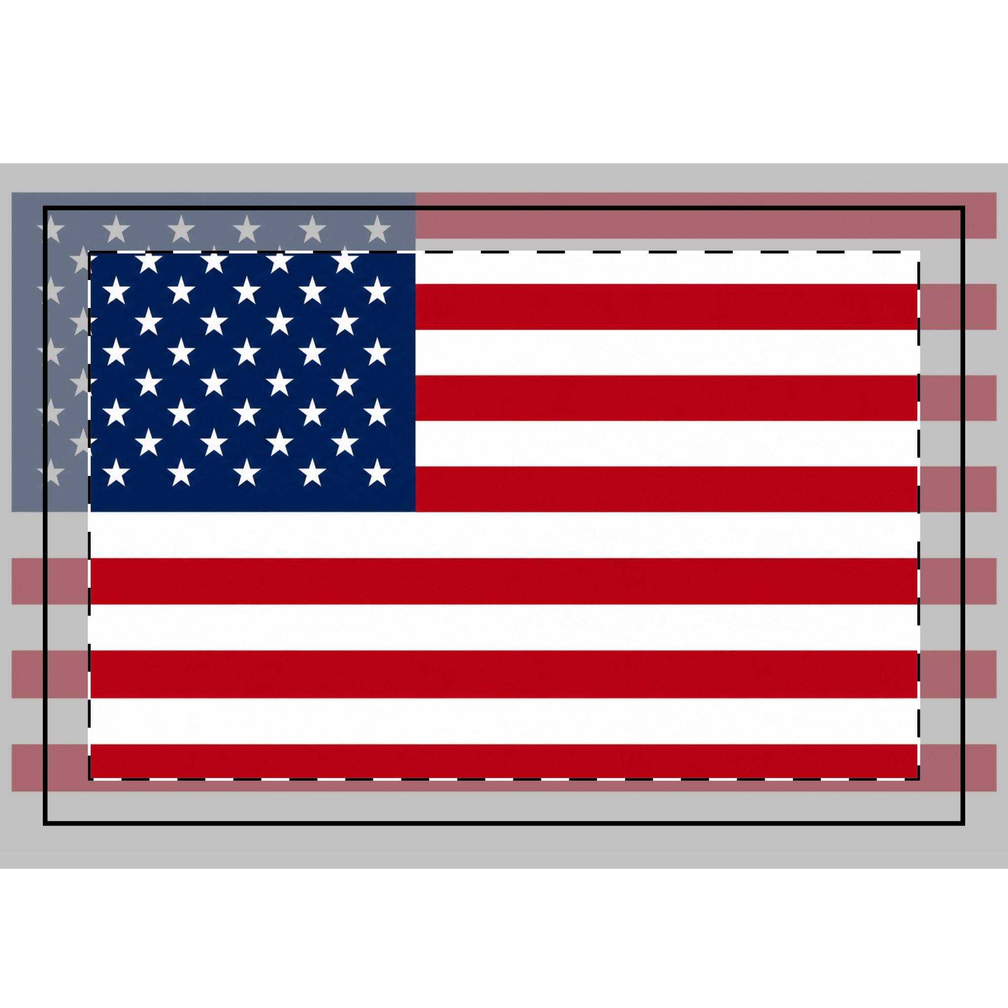 Pharaohs Pride USA American hand flag