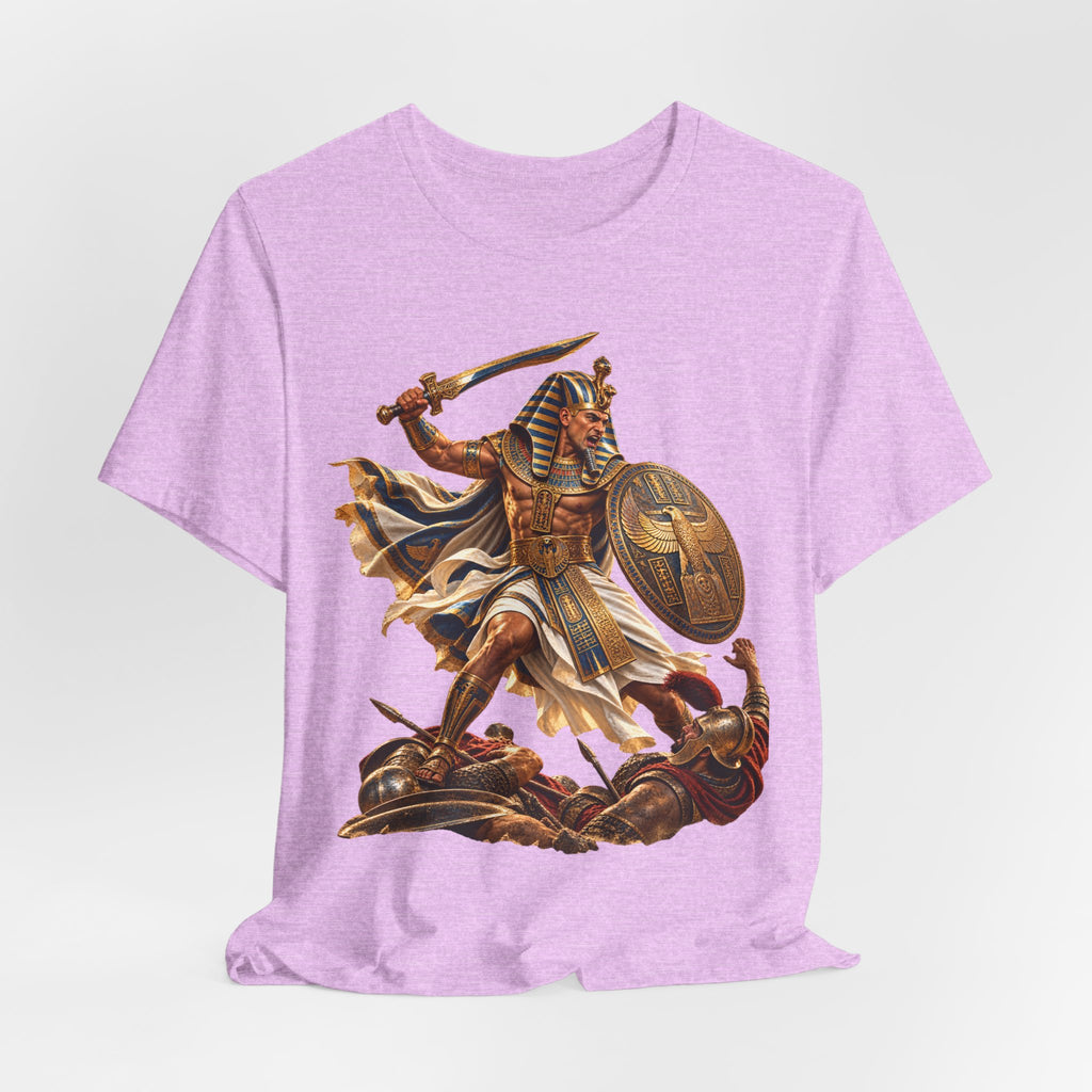 Egyptian Pharaoh Warrior T-Shirt — Ancient Battle Graphic Tee Printify