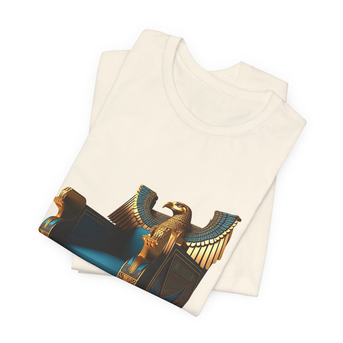 Egyptian Throne T-Shirt — Ancient Egypt Golden Throne Tee Printify