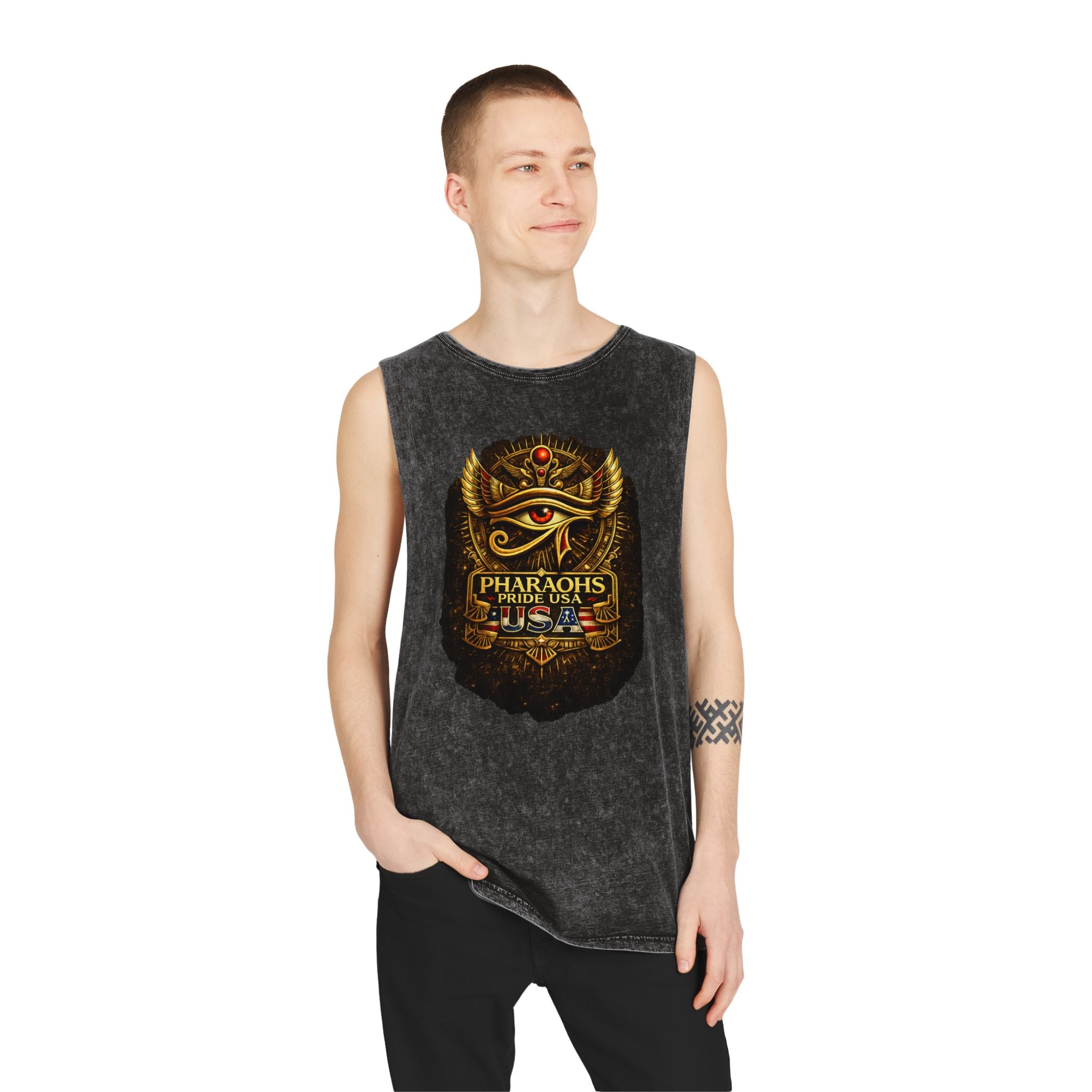 Pharaohs Pride USA Eye of Horus Tank Top – Egypt Heritage Fan Apparel