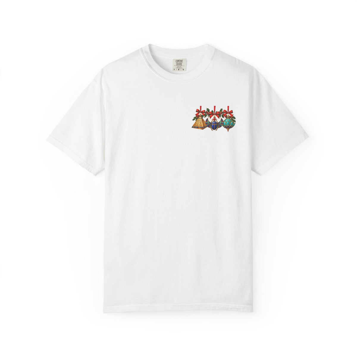 Egyptian Christmas Ornament Trio T-Shirt Printify
