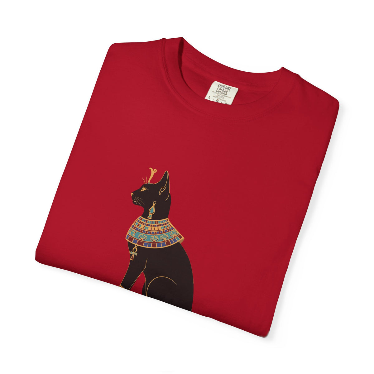 Bastet Egyptian Cat Garment-Dyed T-Shirt