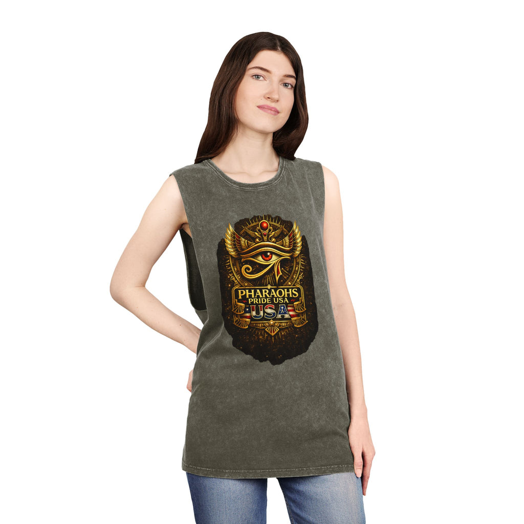 Pharaohs Pride USA Eye of Horus Tank Top – Egypt Heritage Fan Apparel