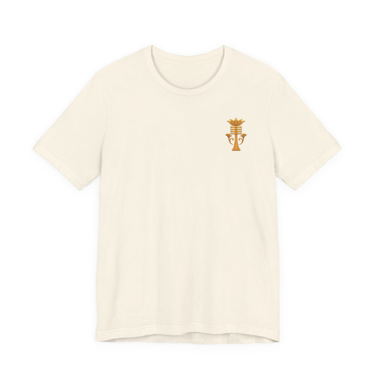 Egyptian Ankh Heart Chest Tee Printify