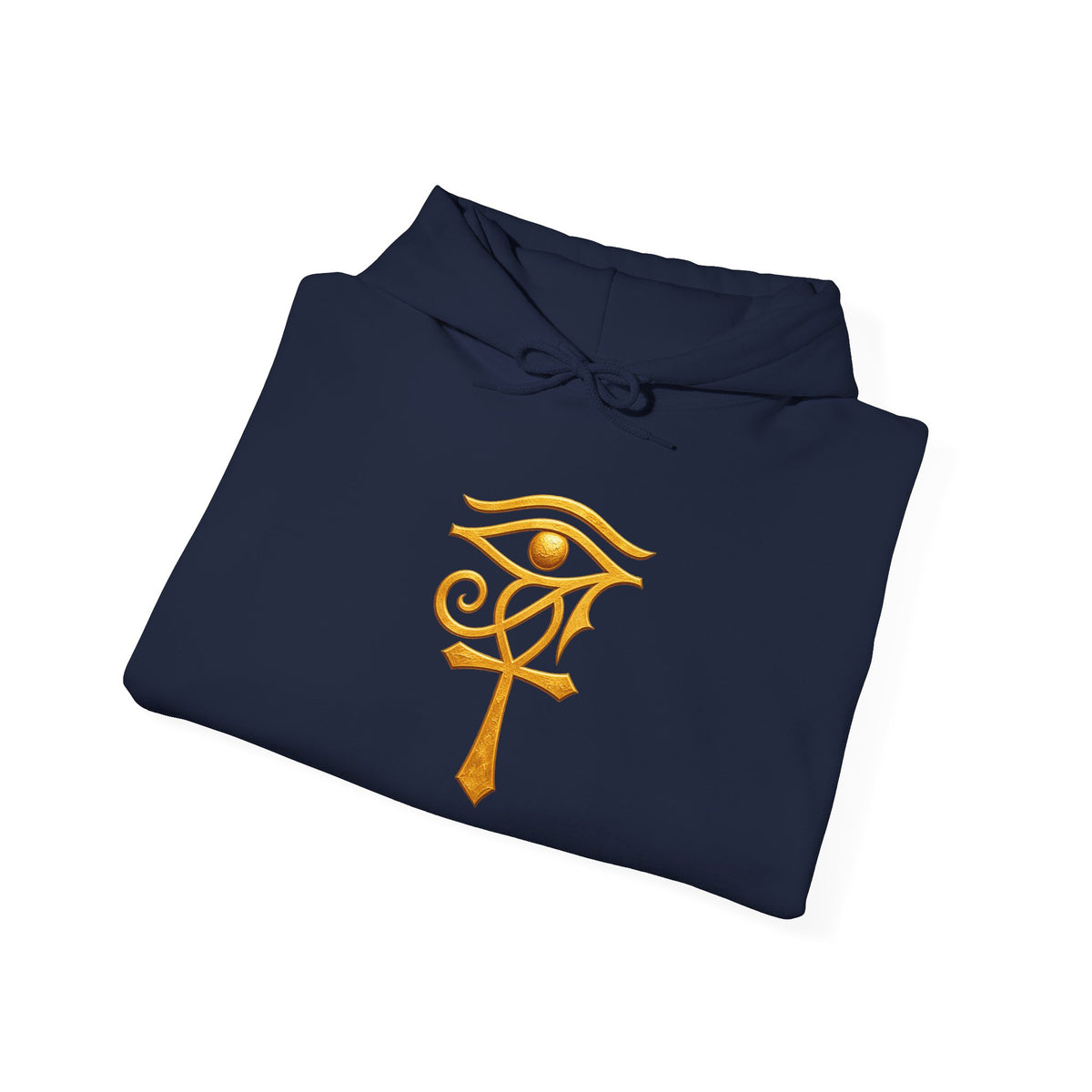 Hoodie — Golden Eye of Ra Symbol Graphic Hoodie Printify