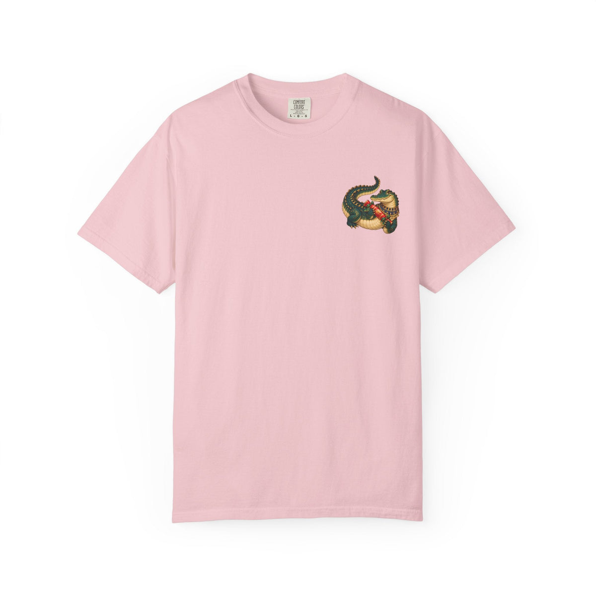 Nile Crocodile Christmas T-Shirt — Egyptian Holiday Cracker Printify