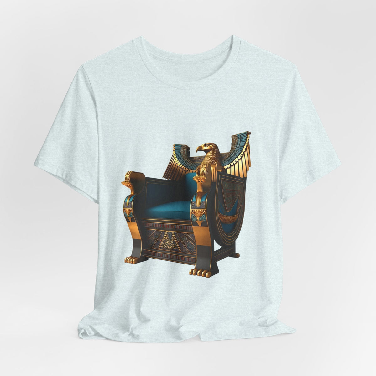 Egyptian Throne T-Shirt — Ancient Egypt Golden Throne Tee Printify