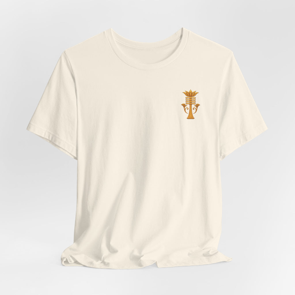 Egyptian Ankh Heart Chest Tee Printify